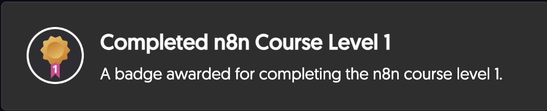n8n Certified — Course Level 1
