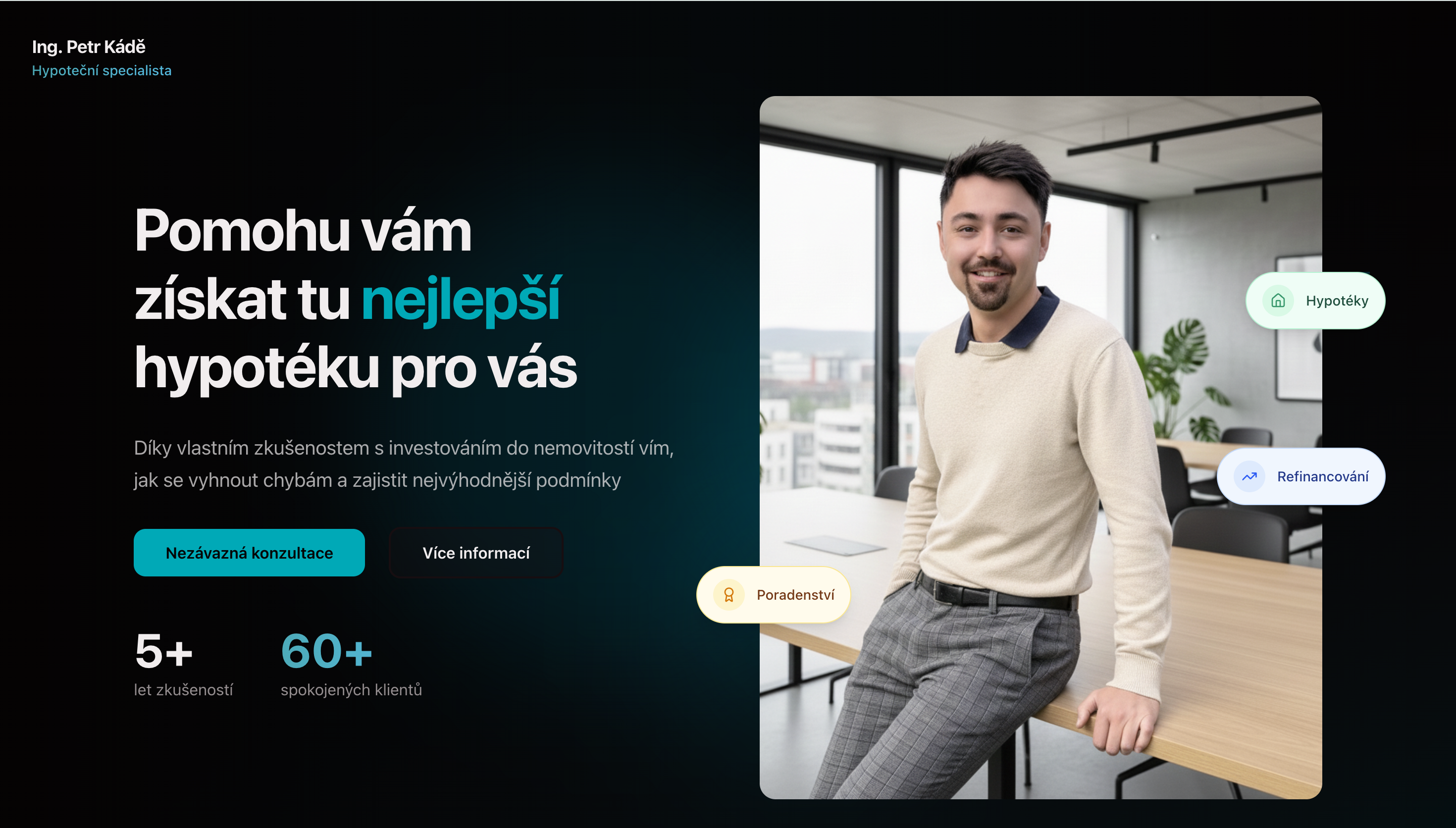 Petr Kádě — Hypoteční specialista